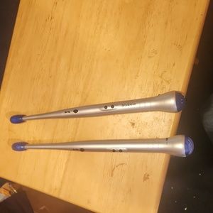 Pair of Brookstone air drum sticks.